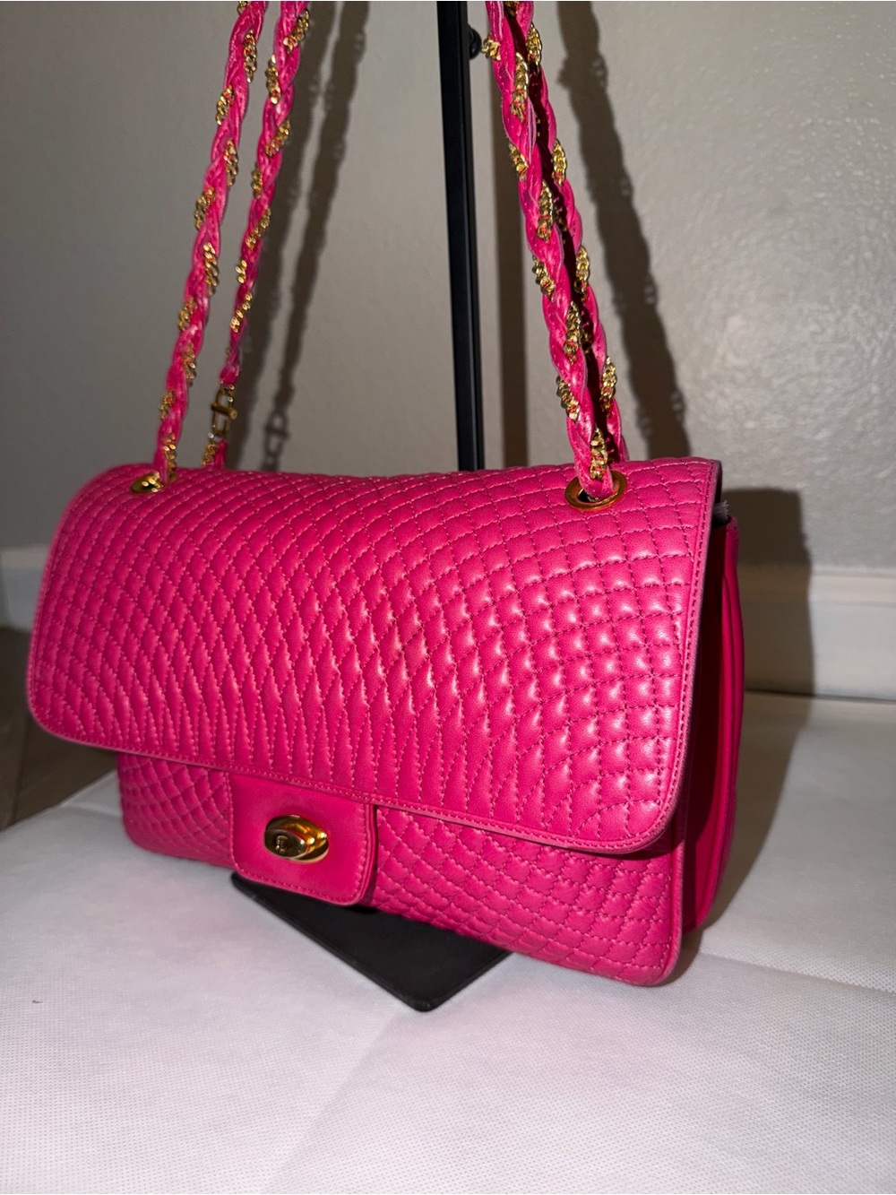 Bally Vintage Quilted Shoulder Bag